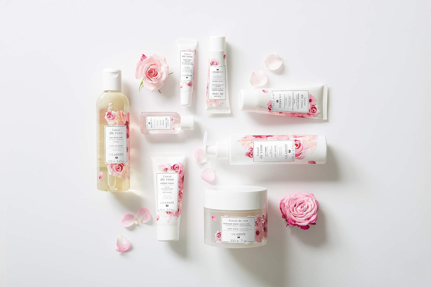 Lilaroze Paris - Facial Scrub Rose Extract Exfoliates and Softens