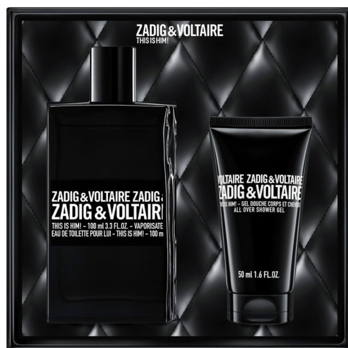 Eau de Toilette 50 ml + Shower Gel 50 ml Zadig & Voltaire - This Is Him! - Gift Set for Men Eau de Toilette 50 ml + Shower Gel 50 ml
