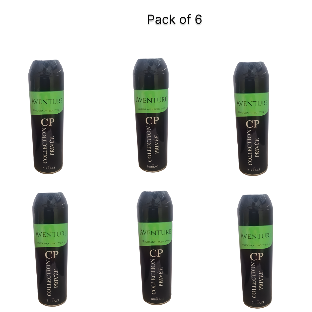 3*200ml Collection Privée - Aventure - Déodorant pour homme