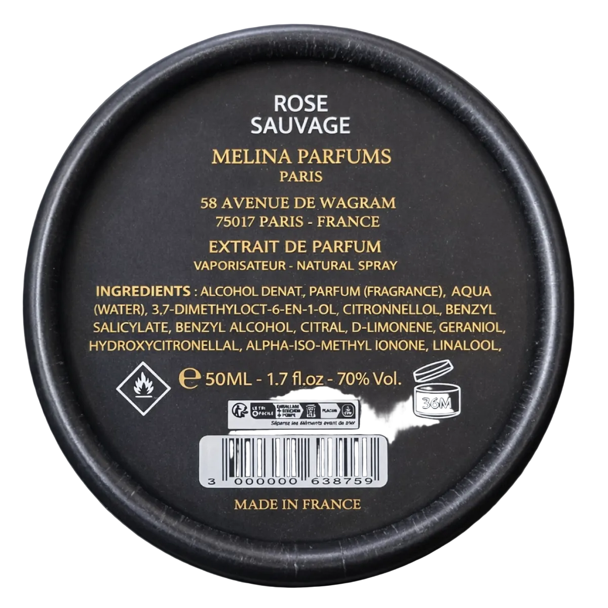 Melina Parfums - Rose Sauvage - Perfume Extract for Women