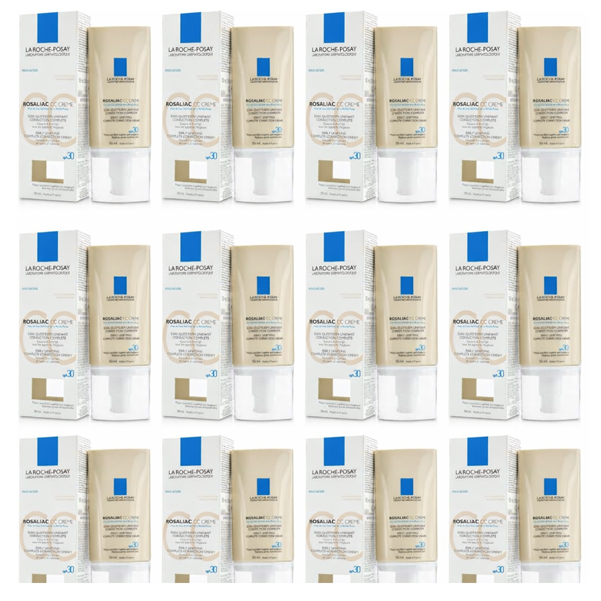 12*50ml la Roche Posay - Rosaliac CC Cream Sunscreen 30