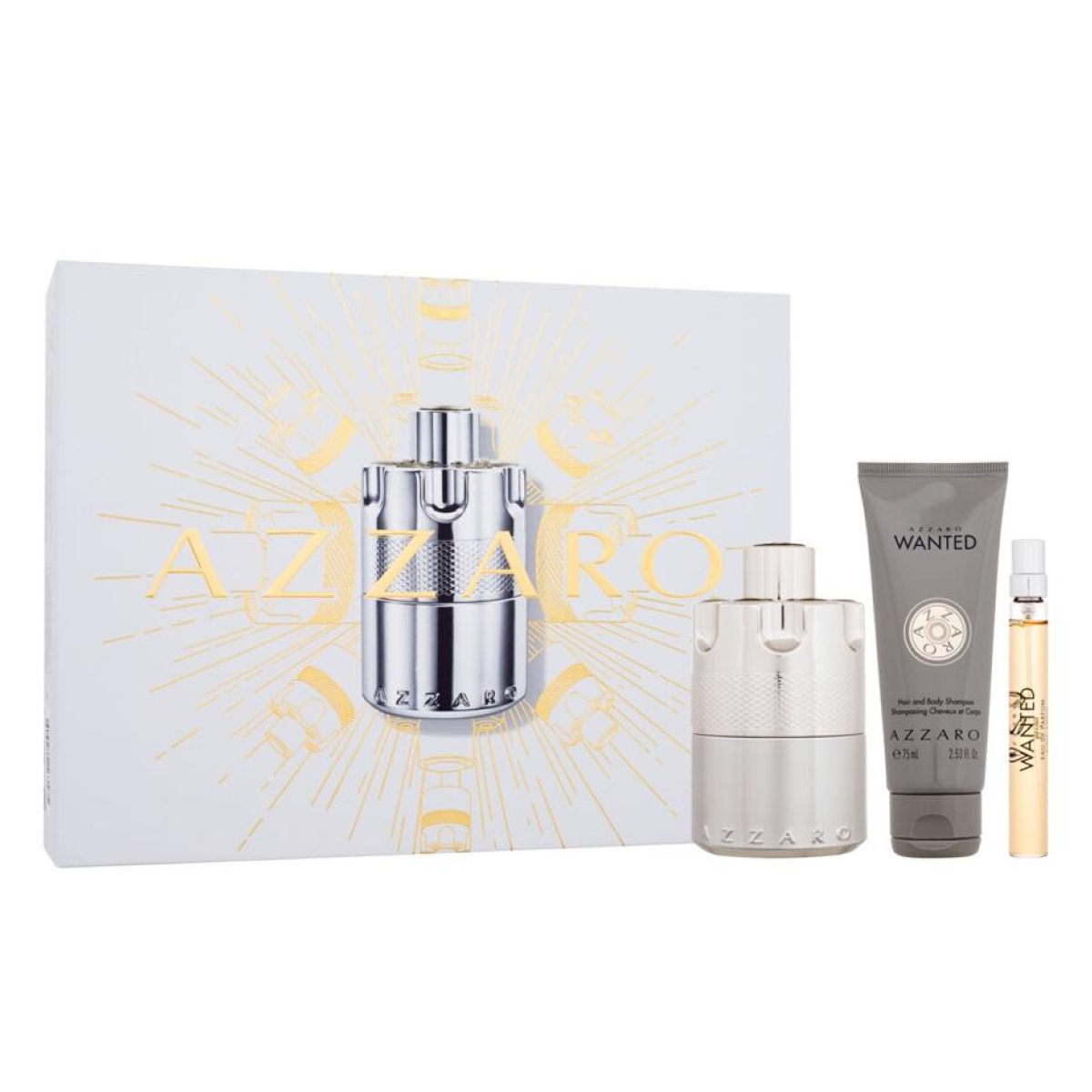 Azzaro - Wanted EDP 100ml + Edp 10ml + Shower Gel 75ml