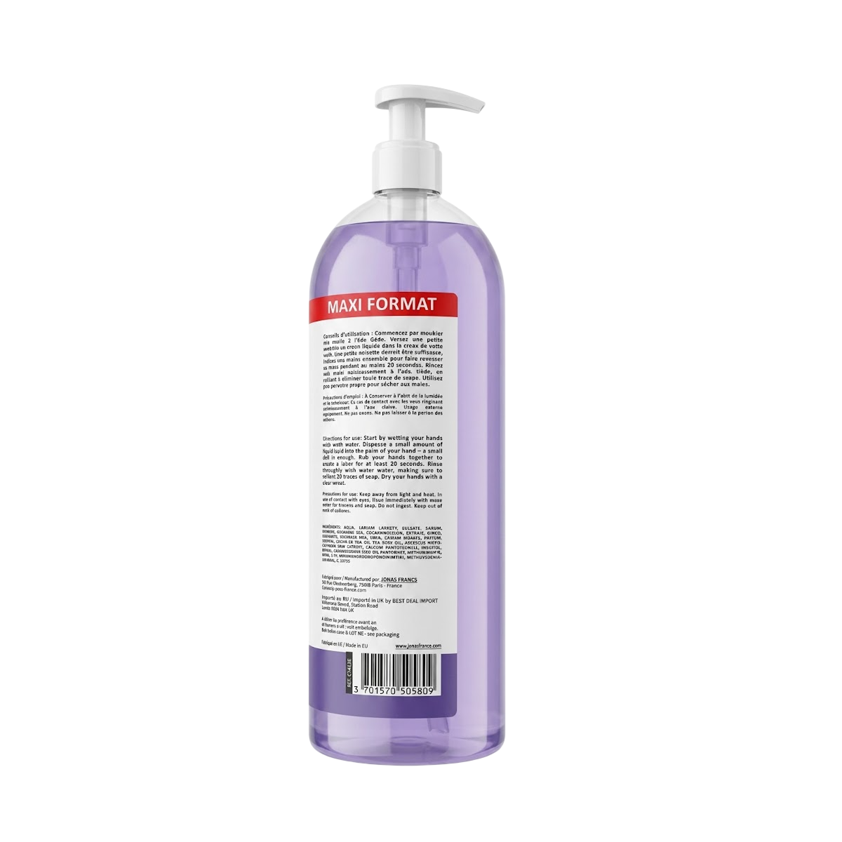 1 l Cosiderm - Summer Berries - Savon Liquide Maxi Format