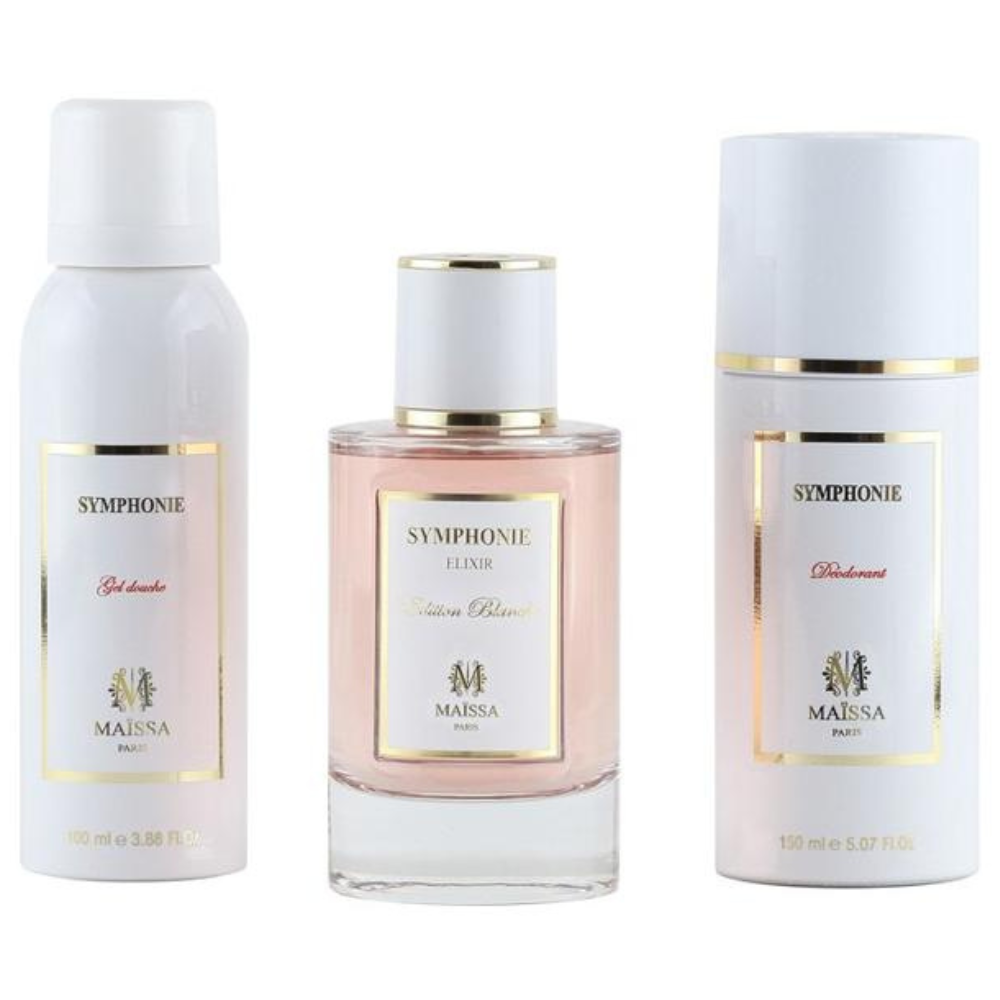 Maïssa - Symphonie Elixir Gift Set - Eau de Parfum 100ml + Deodorant 150ml + Shower Gel 100ml
