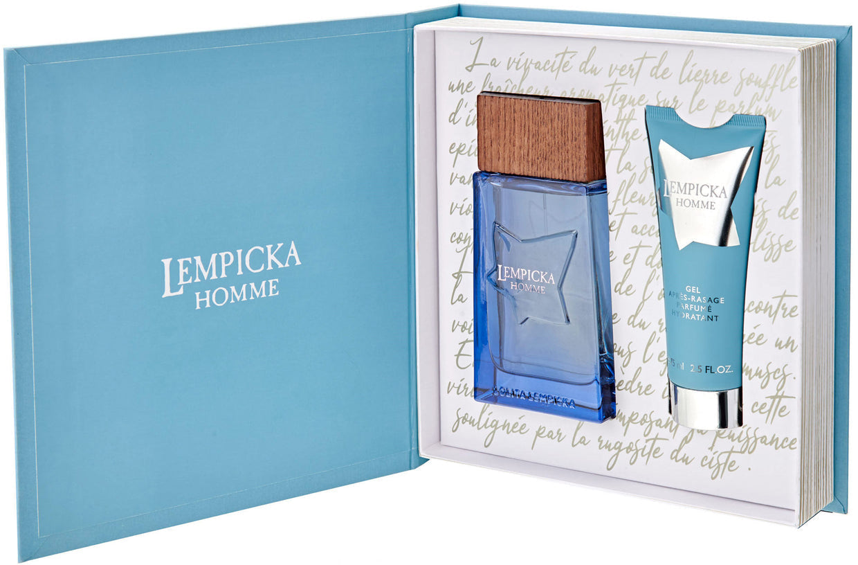 Lolita Lempicka Men's Cosmetic Gift Set Eau de Toilette + After Shave Gel 75ml 100ml