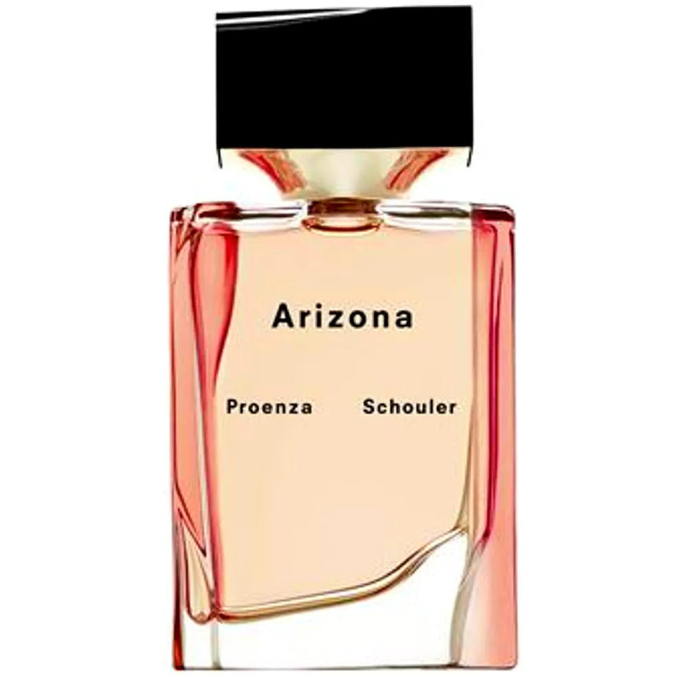 Elegant bottle of Arizona by Proenza Schouler, a floral and woody eau de parfum for women, featuring a minimalist design with clean lines and a sophisticated aesthetic.