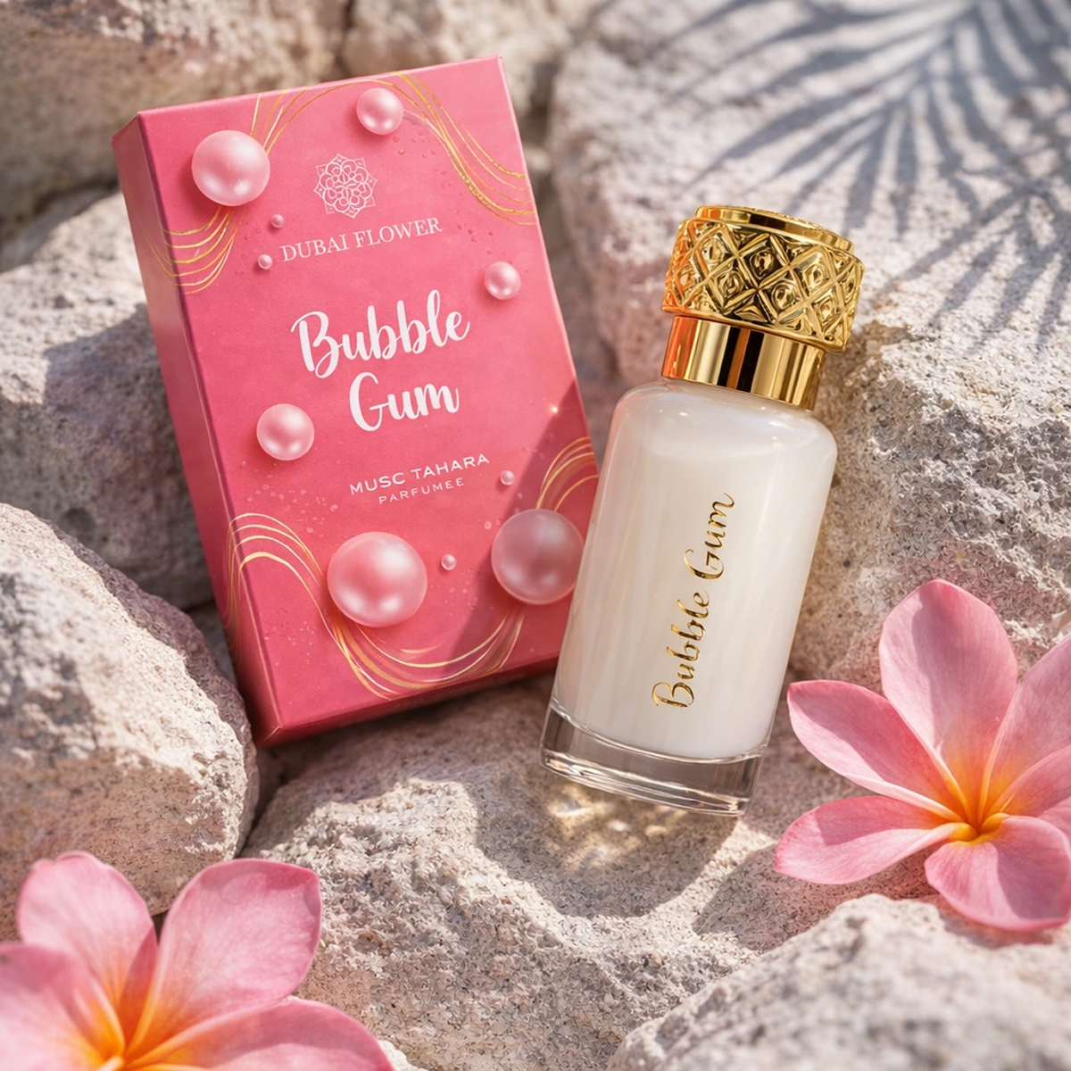 * 2 Dubaï Flower - Musc Tahara Bubble Gum - Perfume Concentrate Unisex