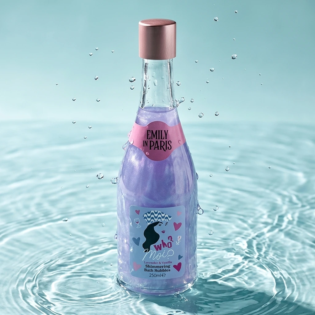 Emily In Paris - Lavender & Vanilla - Shimmering Bath Bubbles for Women