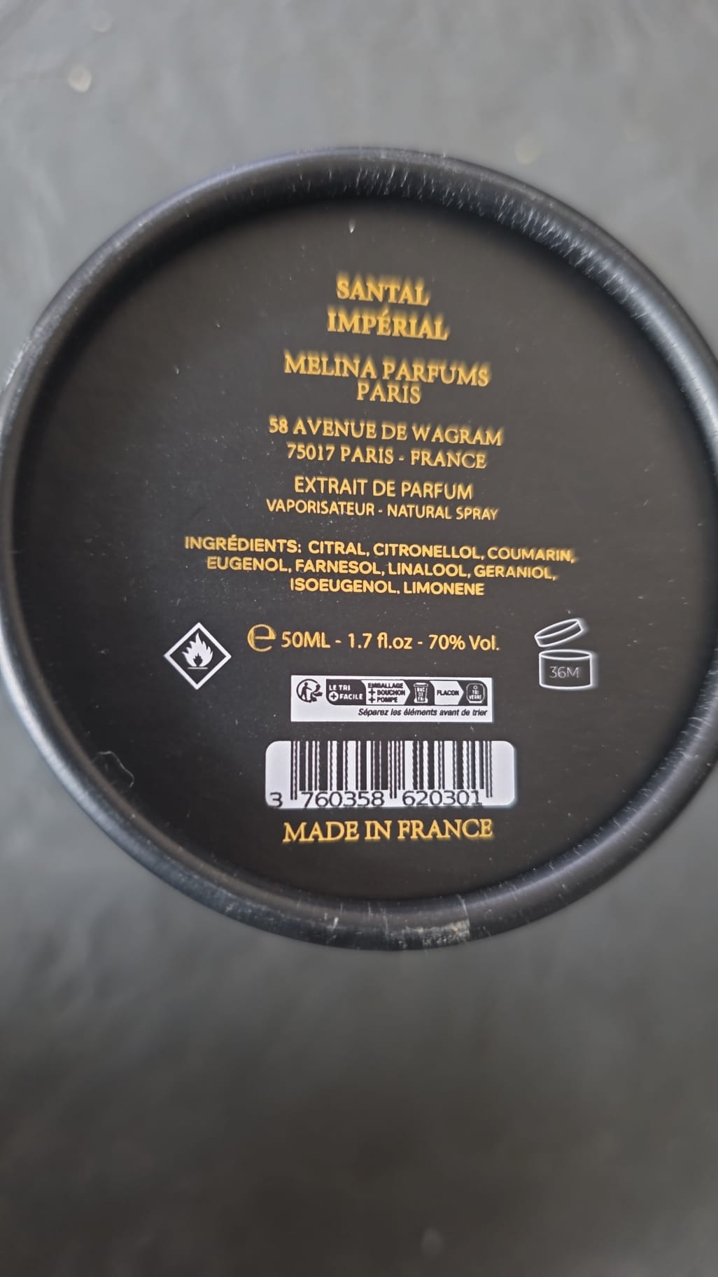 Melina Parfums - Santal Impérial - Mixed Perfume Extract