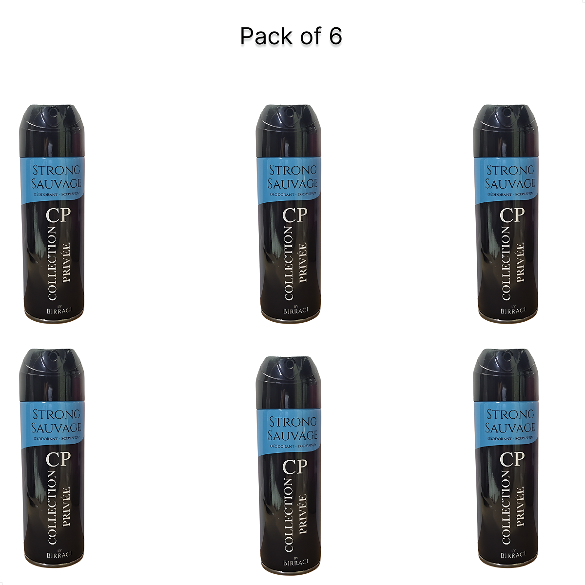 3*200ml Collection Privée - Strong Savage - Deodorant for Men