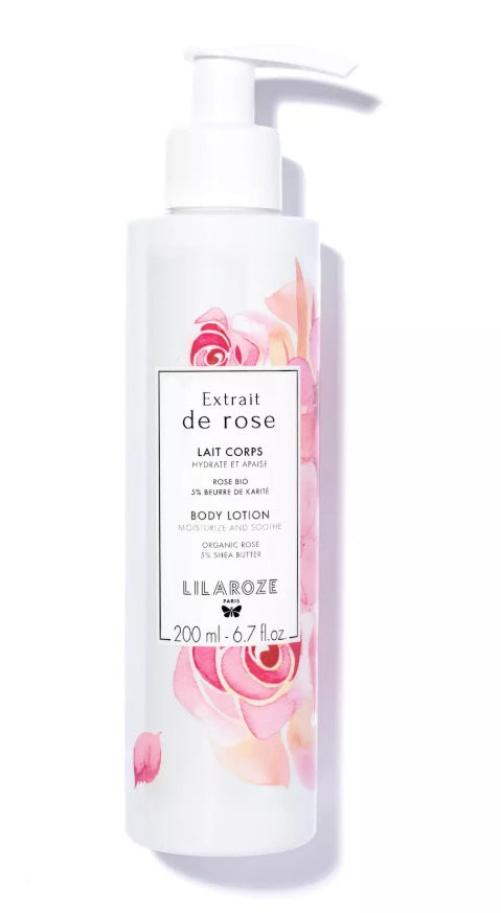 Lilaroze Paris - Rose Extract Body Lotion Moisturises and Soothes Shea Butter