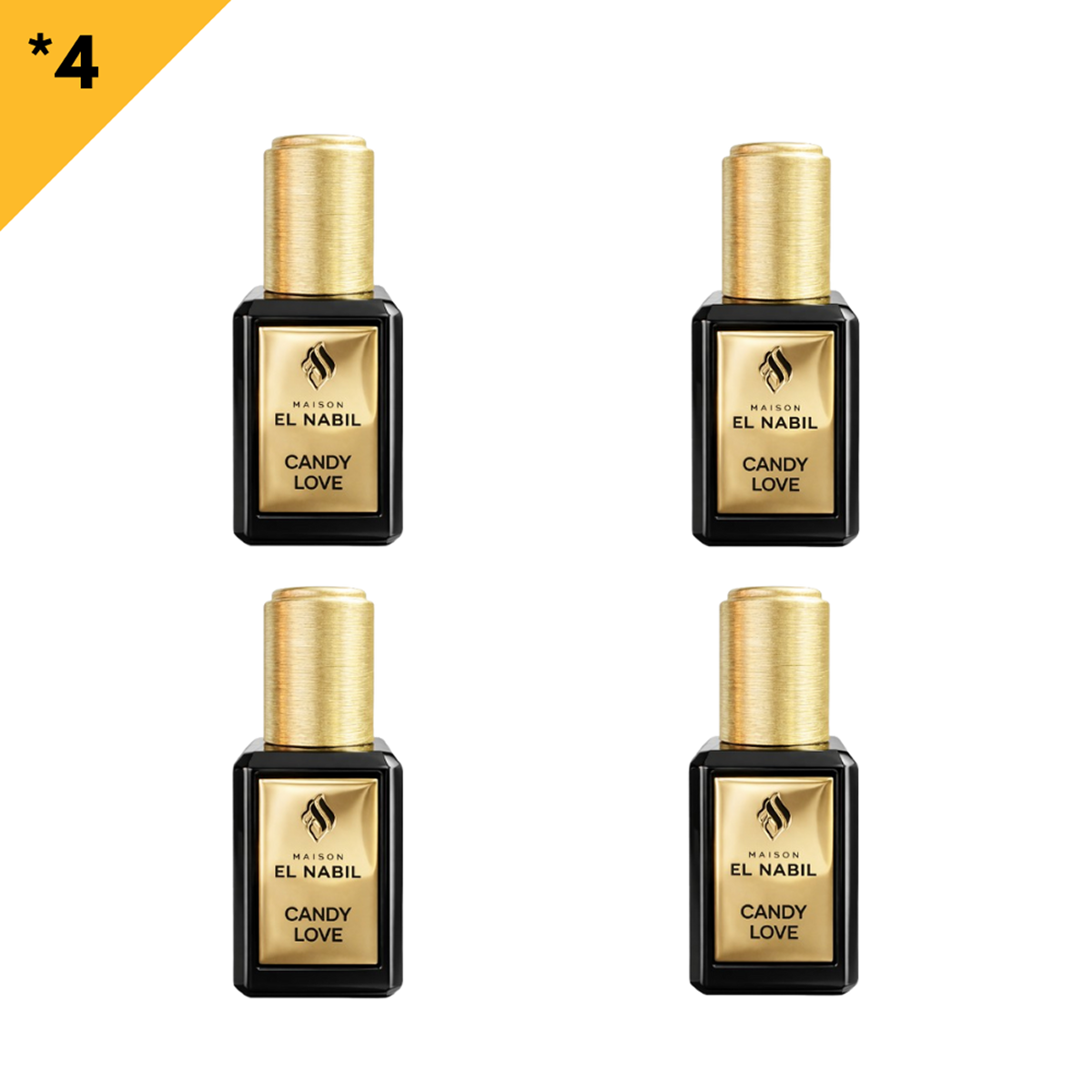 6*5ml el Nabil - Candy Love - Parfum Concentré Sans Alcool