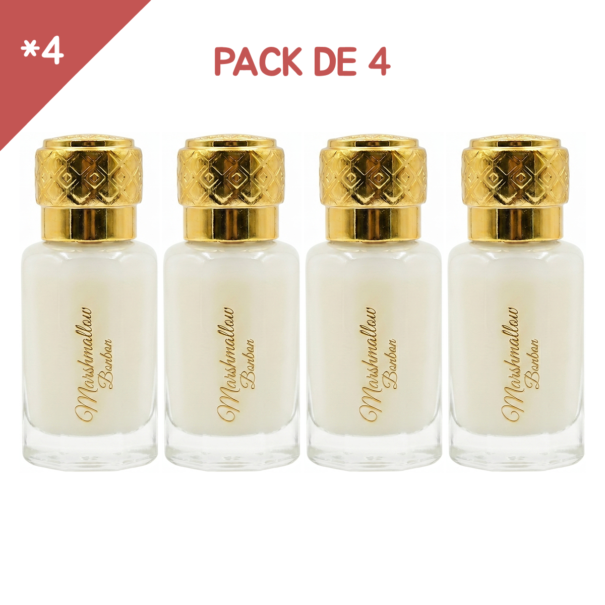 12ml * 8 Dubaï Flower - Musc Tahara Marshmallow Bonbon - Concentré de Parfum