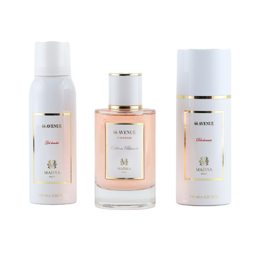 Maïssa - 66 AVENUE Gift Set - Eau de Parfum 100ml + Deodorant 150ml + Shower Gel 100ml