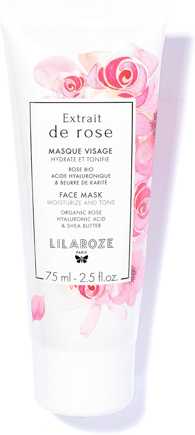 Lilaroze Paris - Face Mask Rose Extract Moisturizes and Tones