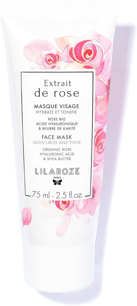 Lilaroze Paris - Face Mask Rose Extract Moisturizes and Tones