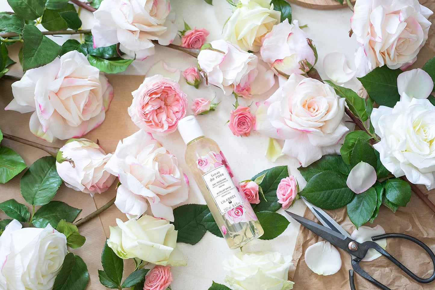 Lilaroze Paris - Rose Extract Micellar Water Organic Cleanser and Make-up Remover