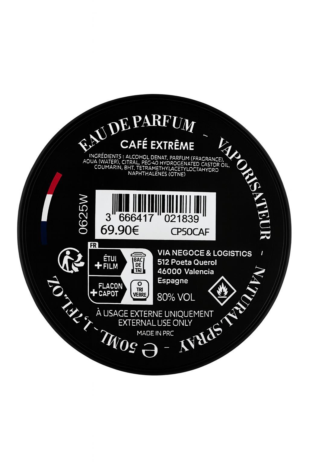 Collection Privée - Cafe Extreme - Unisex Eau de Parfum