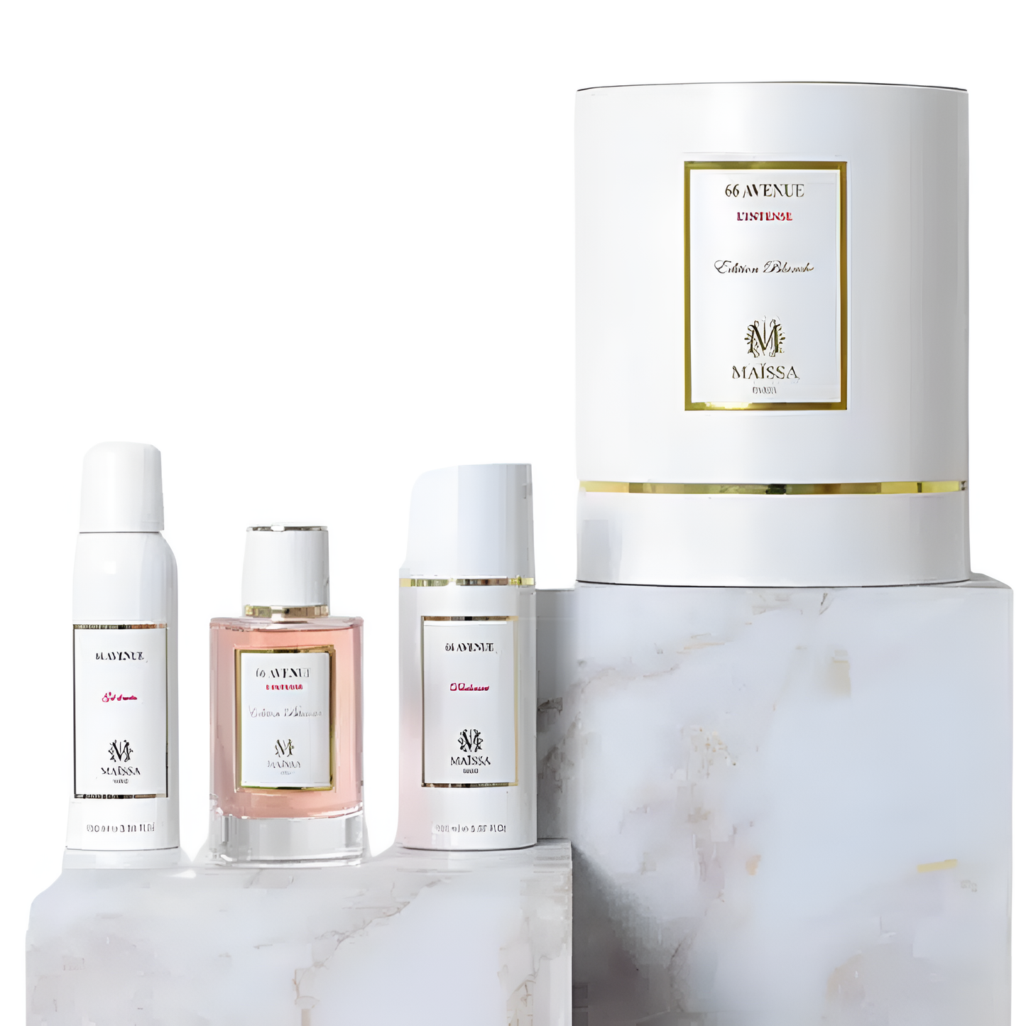 Maïssa - 66 AVENUE Gift Set - Eau de Parfum 100ml + Deodorant 150ml + Shower Gel 100ml