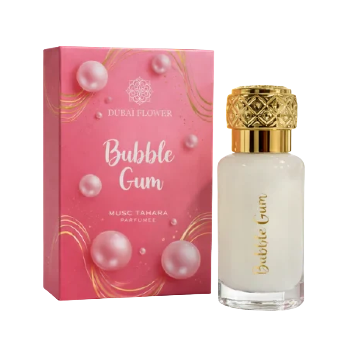12ml * 8 Dubaï Flower - Musc Tahara Bubble Gum - Concentré de Parfum Mixte