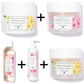 Lilaroze Paris - Orange Blossom Extract Body Scrub + Rose Extract Body Scrub + Orange Blossom Extract Body Cream + Rose Extract Body Lotion + Rose Extract Micellar Water Pack