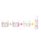 Lilaroze Paris - Pack Exfoliating Scrub Body Extract of fleurs D'oranger + Exfoliating Scrub Body Extract of rose + Cream Body Extract of fleur d'Oranger + Lait Body Extract of rose