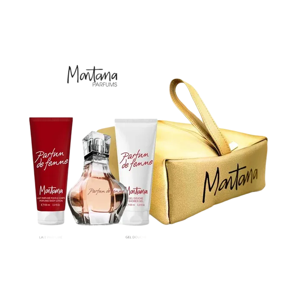 Montana - Gift Set Parfum de for Women Eau de Parfum 100ml + Fragrance Lotione 100ml + Shower Gel 100ml
