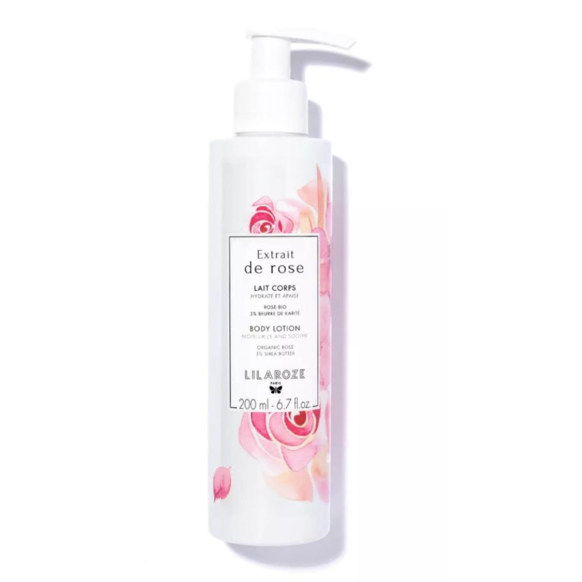 Lilaroze Paris - Lait Body Extract of Rose Hydrate et Apaise beurre de karité