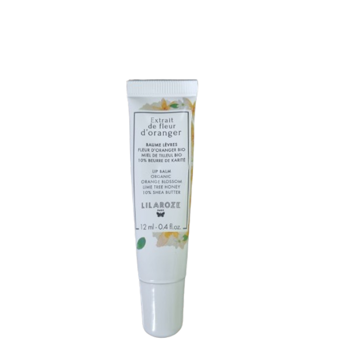Lilaroze Paris - Lip Balm Extract of Fleur D'oranger Beurre de Karité