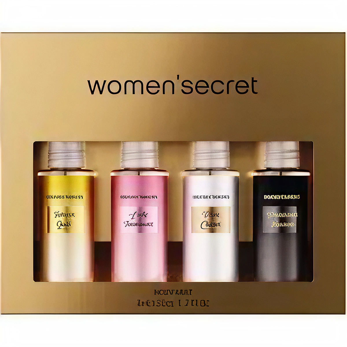 *4 Women'secret - Body Mist Gift Set - Scented Body Mists *4