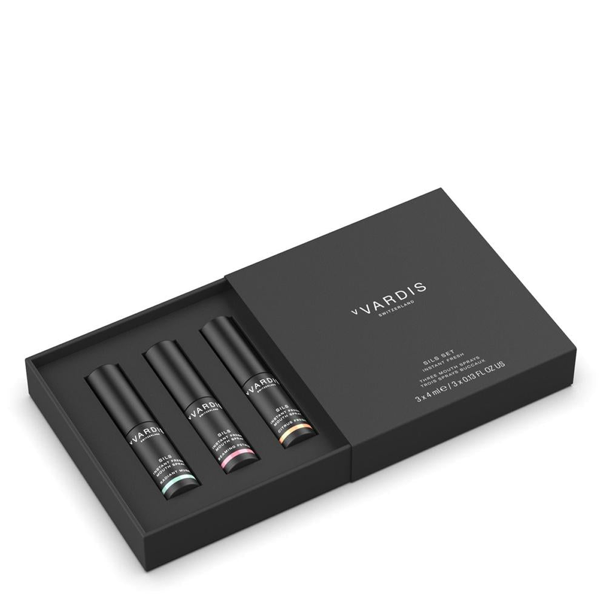 3*4ml Vvardis - Gift Set de Spray Bouche Éliminer Les Mauvaises Odeurs 3 Senteurs