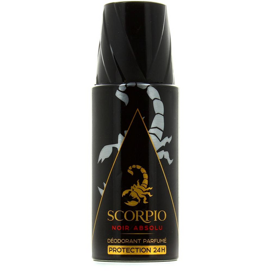 6*150ml Scorpio - Noir Absolu - Deodorant for Men