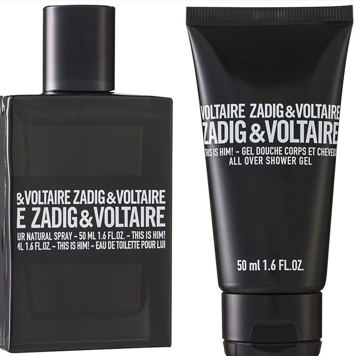 Eau de Toilette 50 ml + Shower Gel 50 ml Zadig & Voltaire - This Is Him! - Gift Set for Men Eau de Toilette 50 ml + Shower Gel 50 ml