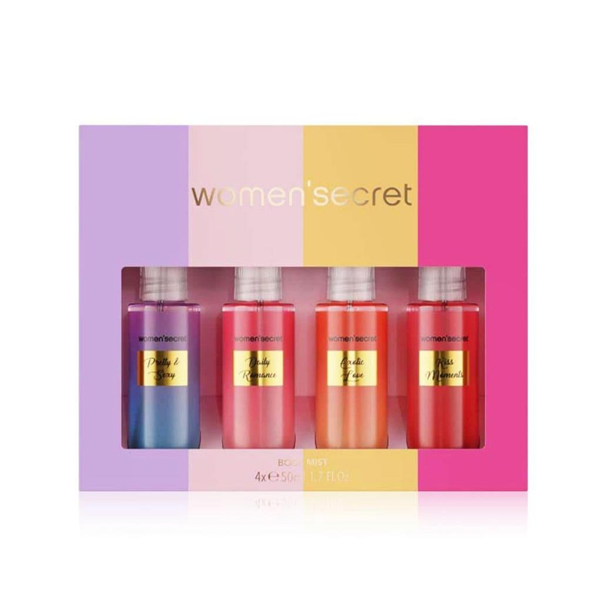 *4 for Women Secret - Lot de 4 Fragrance Mist pour Body