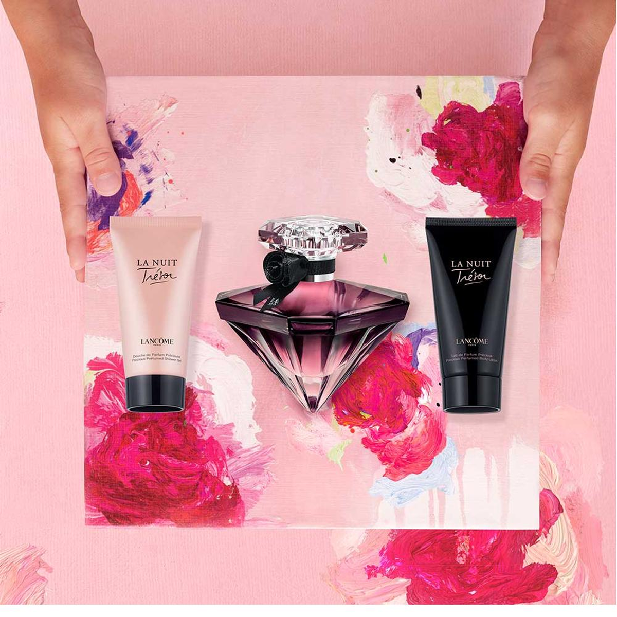 Lancome - Trésor - Eau de parfum 50ml + Gel douche 50ml + Lait de corps 50ml