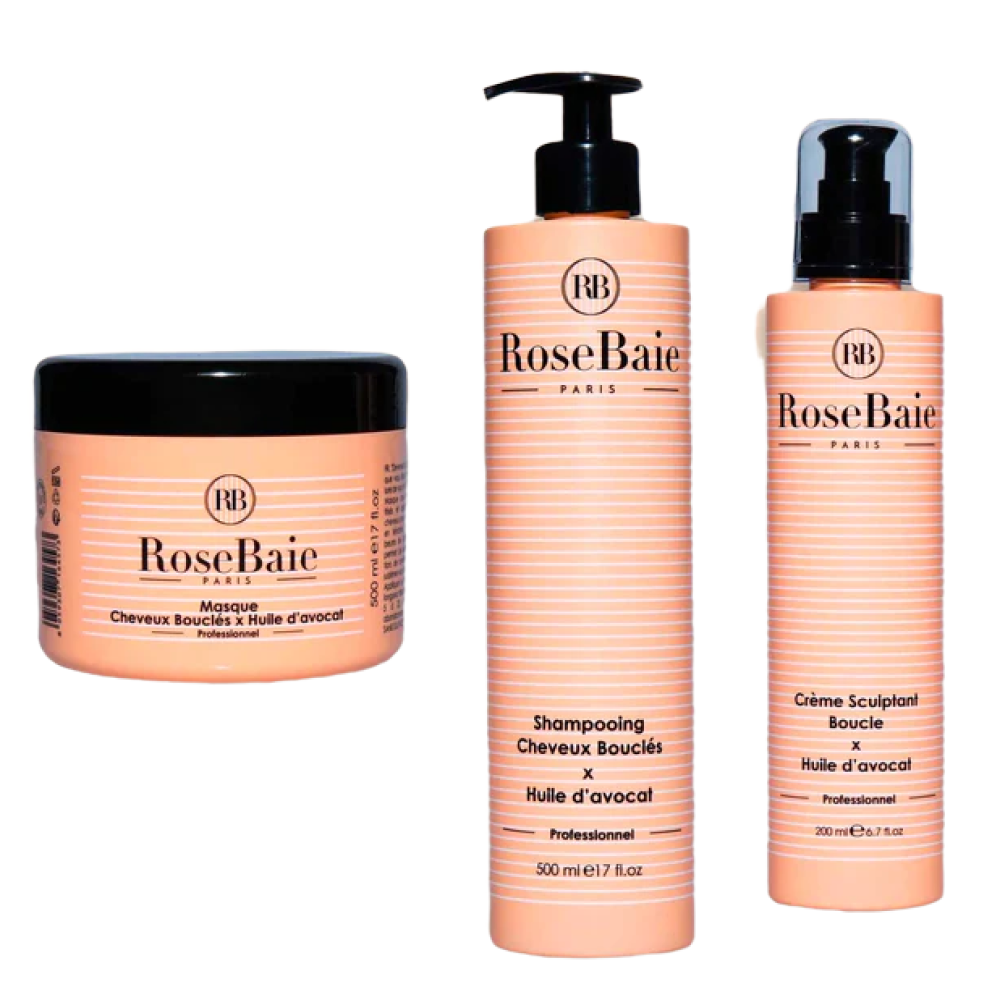 Hair care kits TrioAvocado oil for curly hair by RoseBaie mixte
