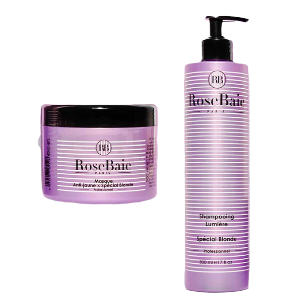Duo Special Blonde & White and Anti hair care by RoseBaie mixte