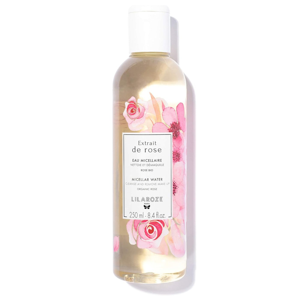 Lilaroze Paris - Rose Extract Micellar Water Organic Cleanser and Make-up Remover