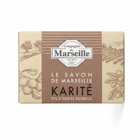 Compagnie de Marseille - Beurre de Karité - Savon de Marseille 99% d'Origine Naturelle