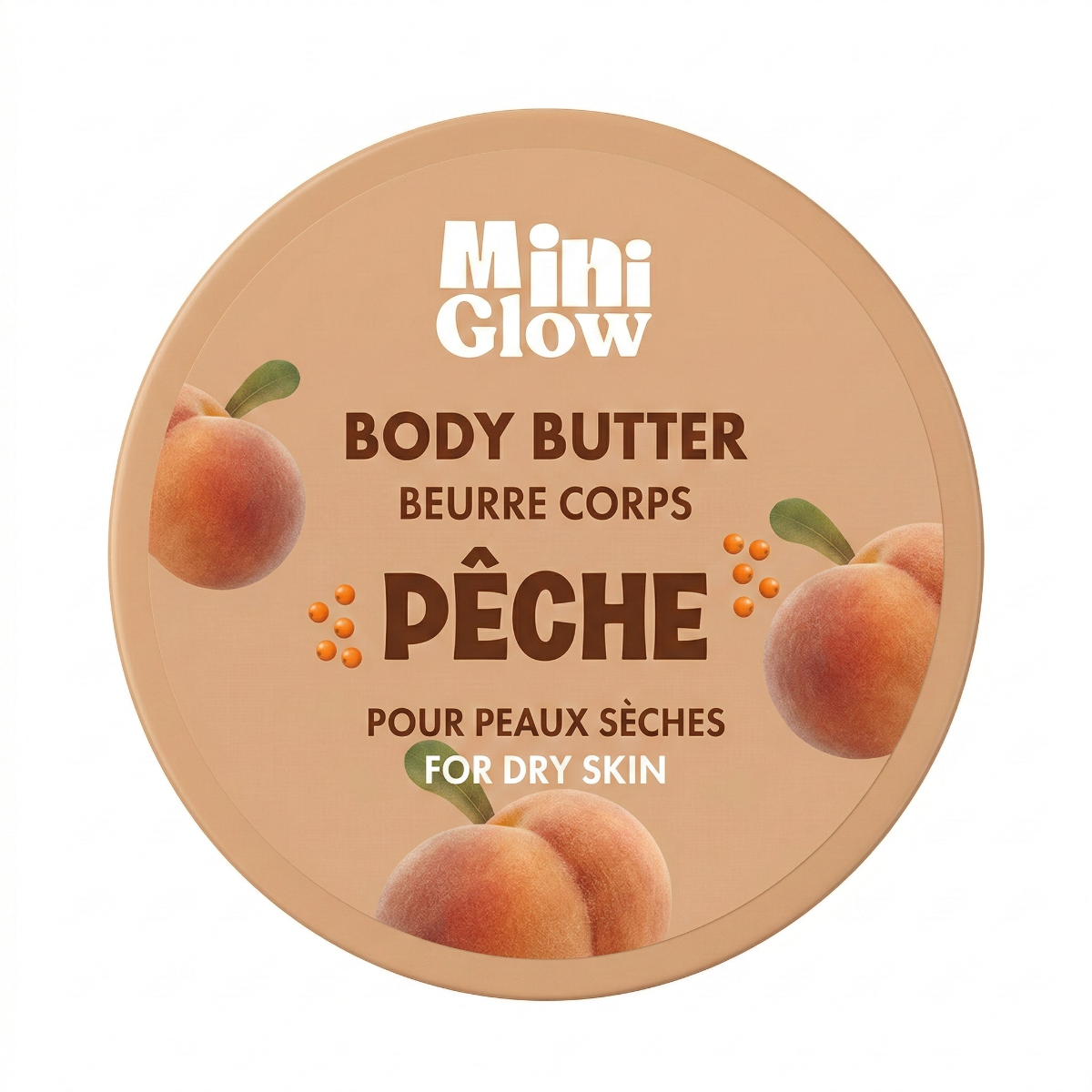 150ml Miniglow - Pêche - Beurre Corps
