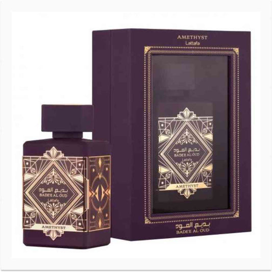 Perfume Bade'e Al Oud Amethyste by Lattafa mixed 100 ml