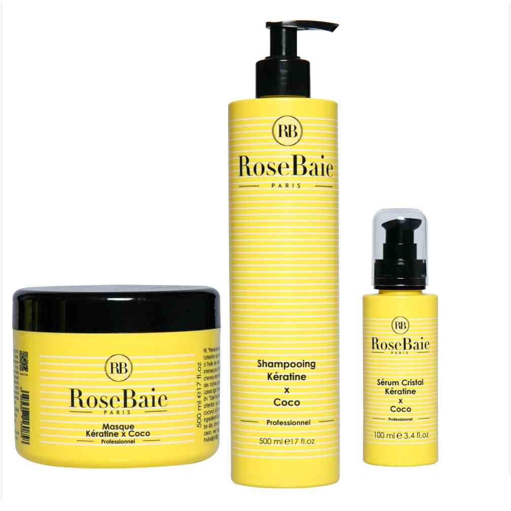 Coconut oil and Keratin hair care by RoseBaie mixte