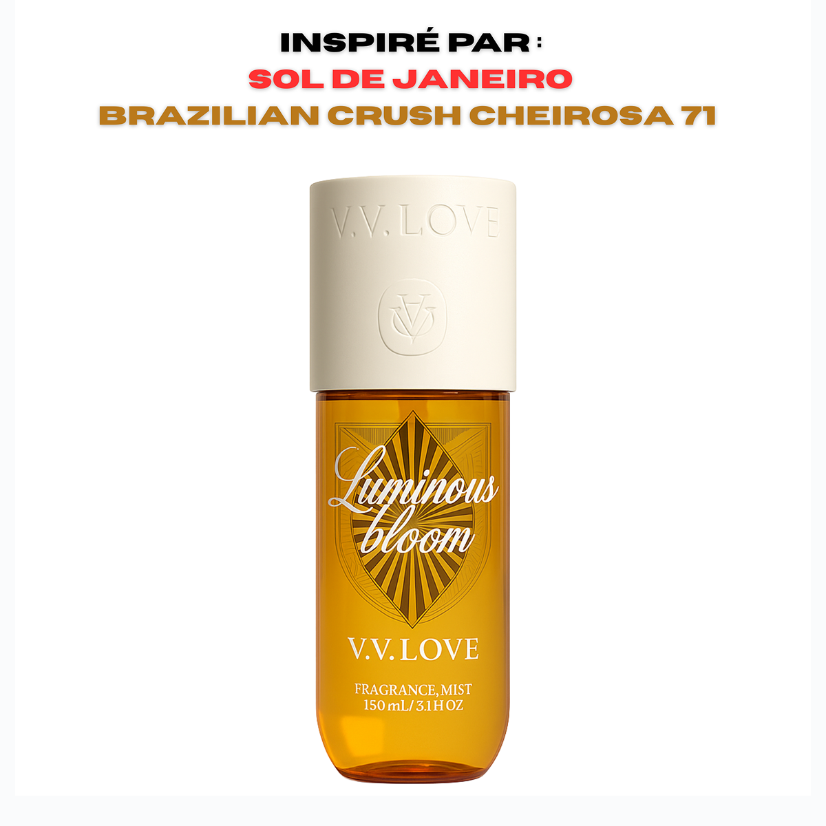 12*150ml Vv Love - Luminous Bloom - Fragrance Mist for Women