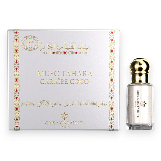 2*12ml Gris Montaigne - Musc Tahara Caraïbe Coco - Parfum Concentrate