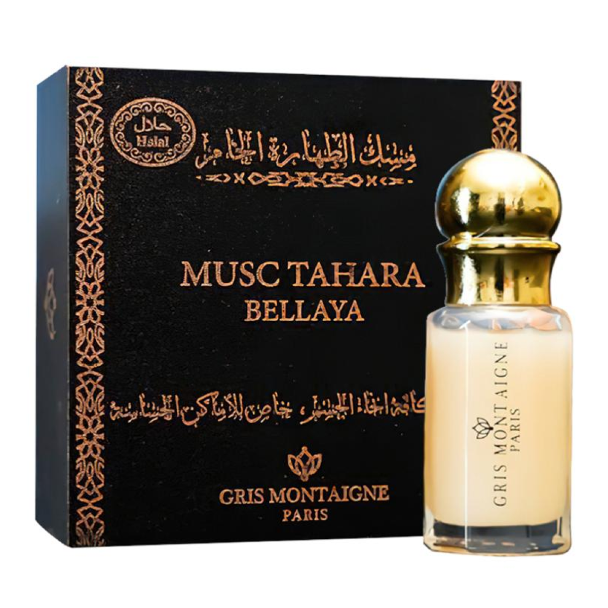 4*12ml Gris Montaigne - Musc Tahara Bellaya - Parfum Concentrate