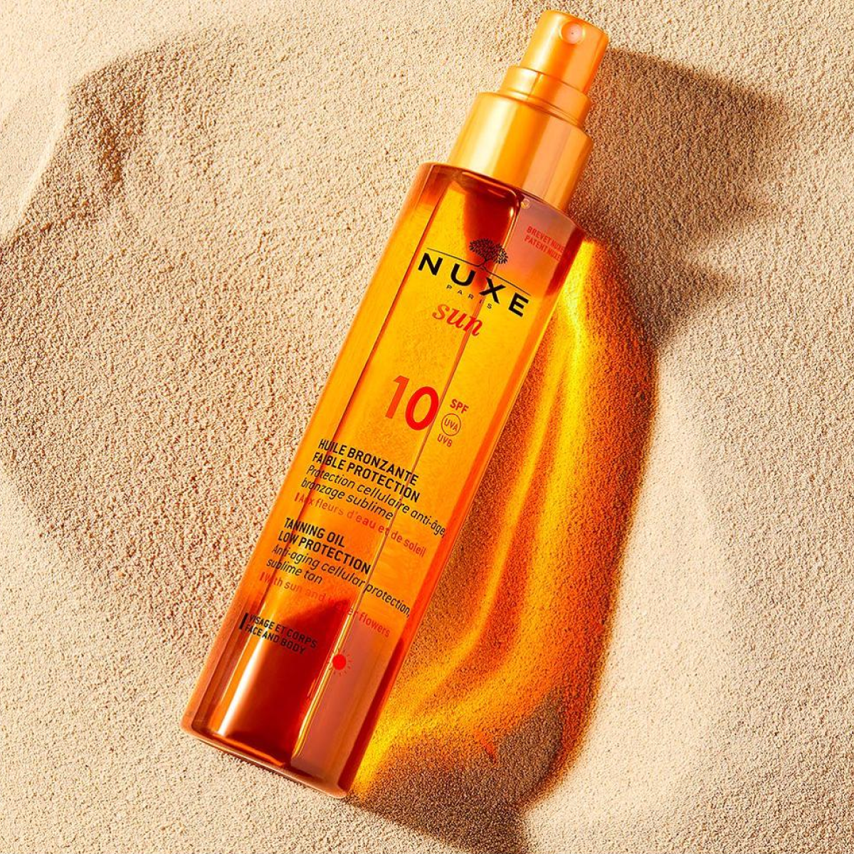 Nuxe - Oil Bronzante Anti - age Faible Protection Spf10