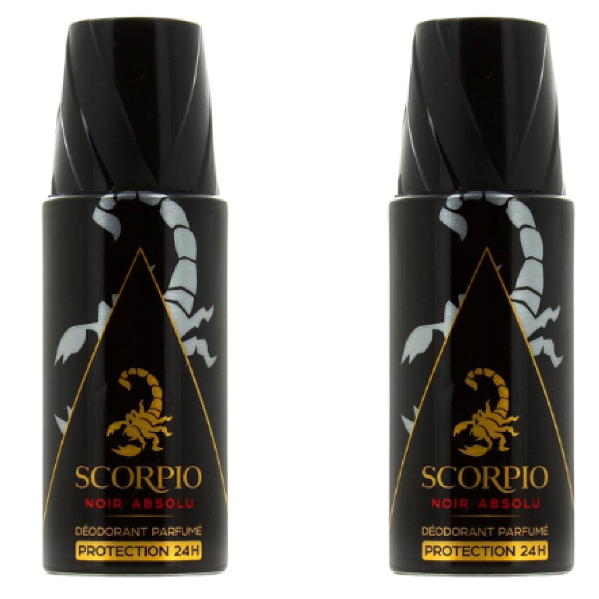 6*150ml Scorpio - Noir Absolu - Deodorant for Men