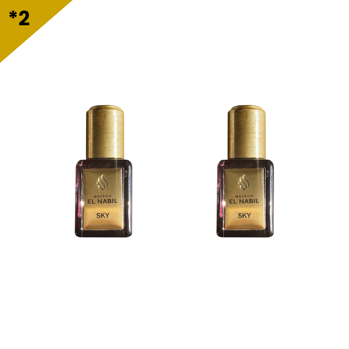 12*5ml el Nabil - Sky - Parfum Concentrate Sans Alcool