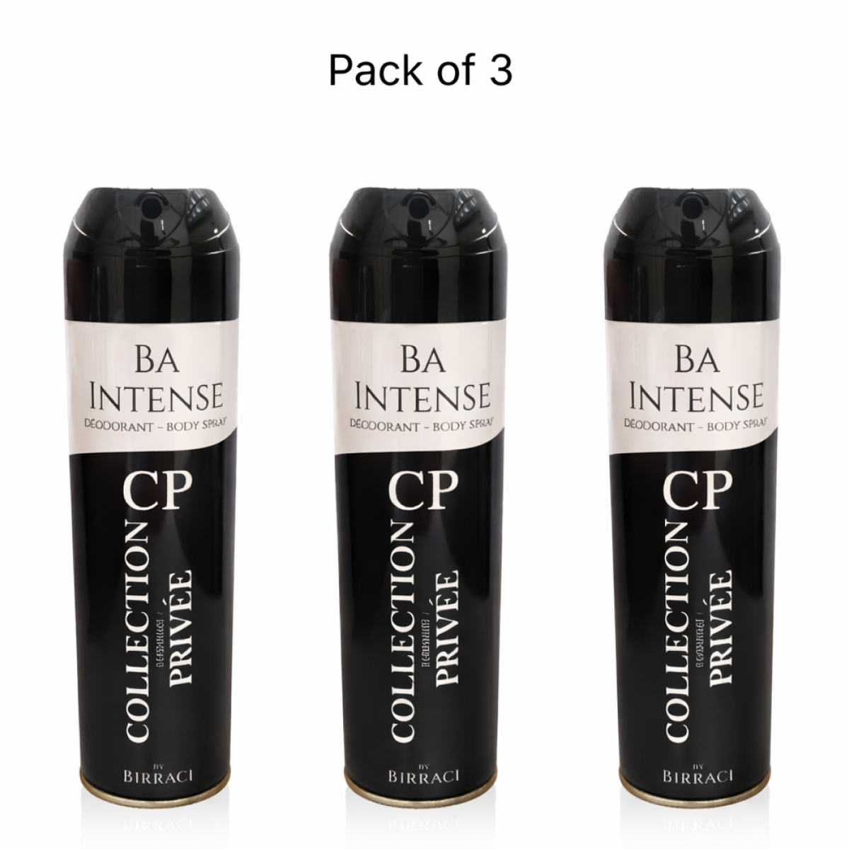 6 * 200ml Collection Privée - Ba Intense - Déodorant pour homme