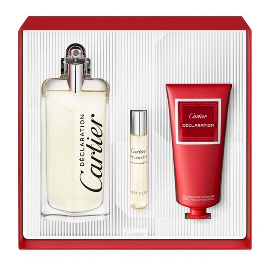 Cartier - Gift Set Déclaration EDT 100ml + Shower Gel 100ml + Edt 10ml